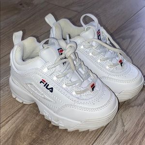 Fila White Little Girl
